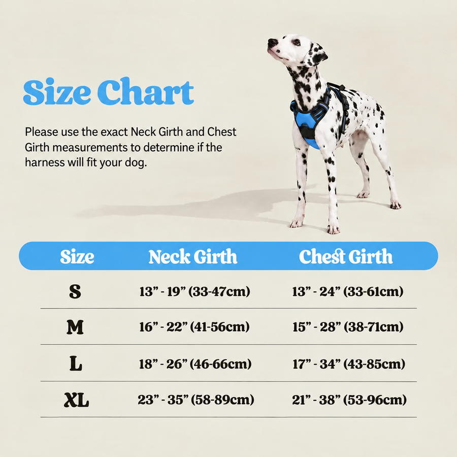 No-Pull Dog Harness with Neck Buckle