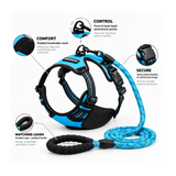 Uplift Pro Adjustable Dog Harness with Neck Buckle