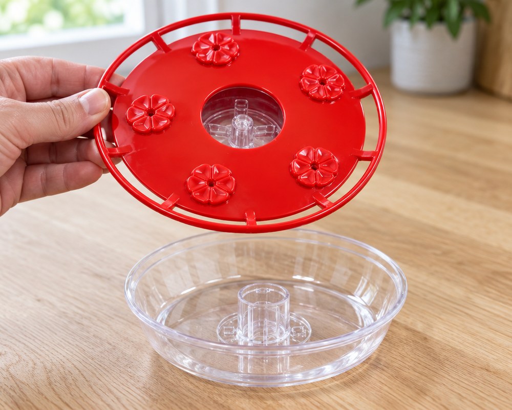Matt 6:26 saucer hummingbird feeder