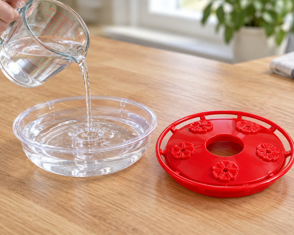 Matt 6:26 saucer hummingbird feeder