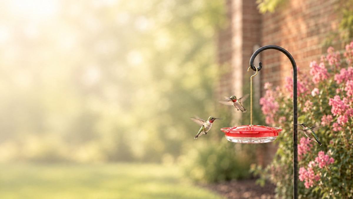 Matt 6:26 saucer hummingbird feeder