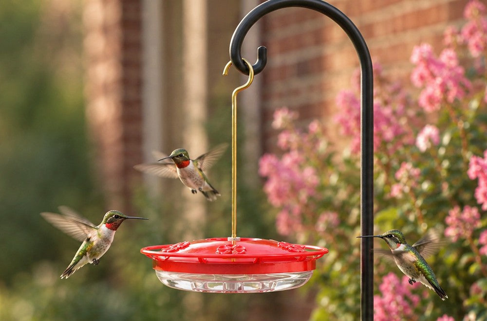 Matt 6:26 saucer hummingbird feeder